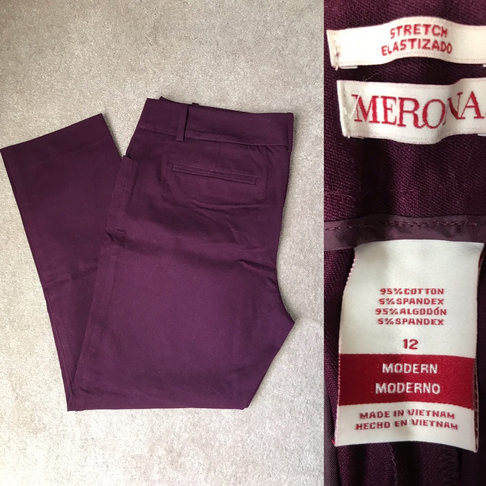 Merona stretch Modern fit pants